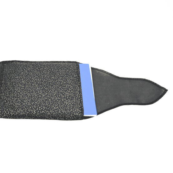 Fupochiki S (14 x 17 cm) noir pailleté