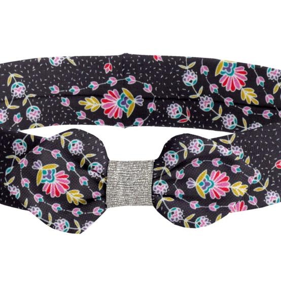 Bandeau jersey bébé noeud bleudana