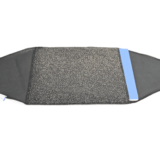 Fupochiki L (22 x 28 cm) noir pailleté