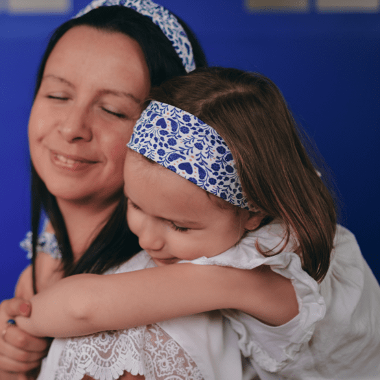 Bandeau jersey scandinavia bleu