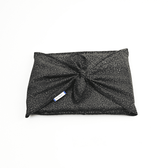 Fupochiki M (17.5 x 24 cm) noir pailleté