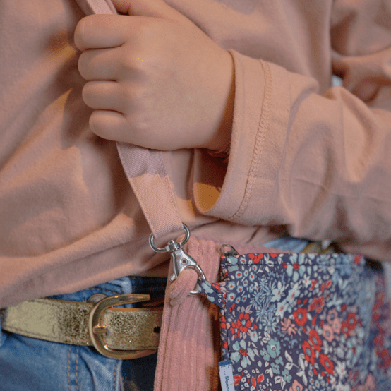 Mini pochette tissu jardin d'aurore