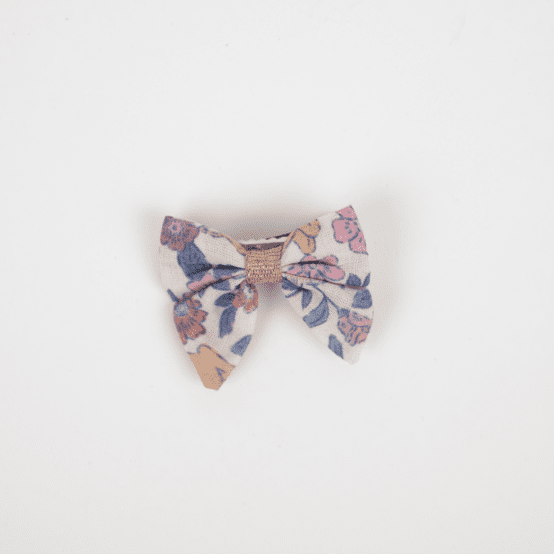 Barrette Mini Noeud Papillon comptine enchantée rose