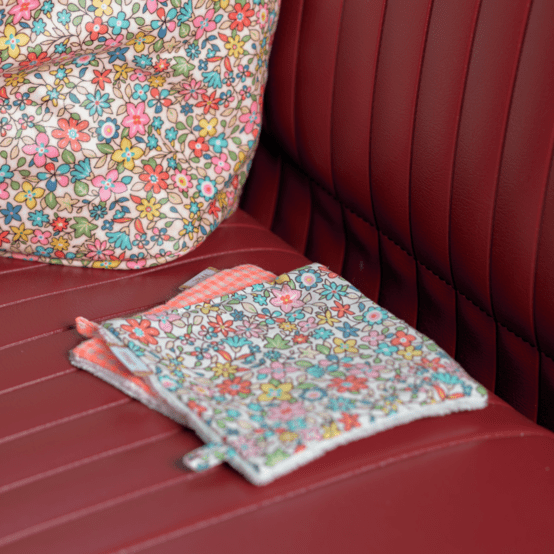 Carré Démaquillant Lavable mille et une fleurs