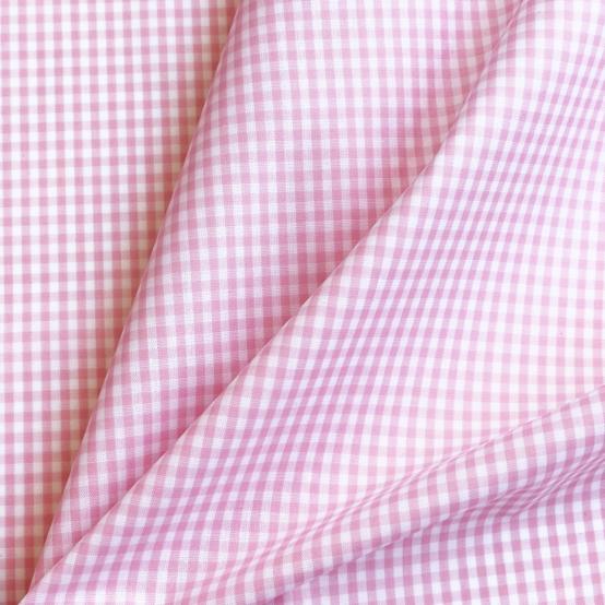 Coupon tissu enduit de 35cm  vichy rose