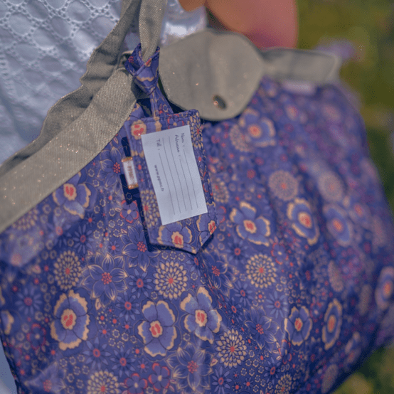 Etiquette bagage lavandula