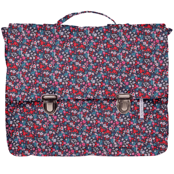 Cartable romance fleurie