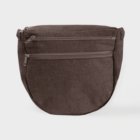 Base petite besace sans bandoulière jean chocolat