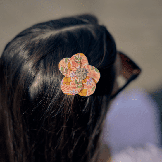Petite Barrette Pétales de Fleur shanti