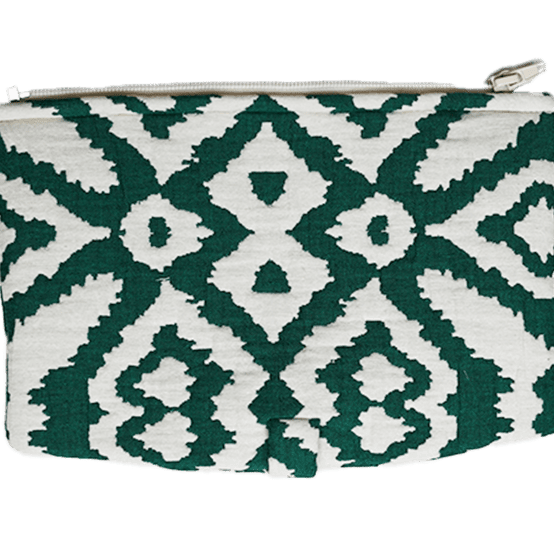 Rabat sac compagnon jacquard vert