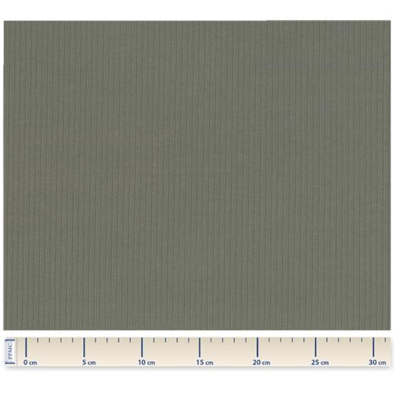 Tissu jersey jersey côtelé kaki