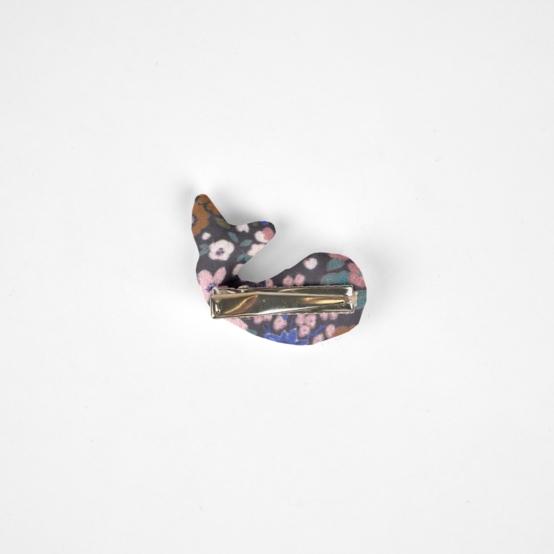 Barrette Baleine monet lilas