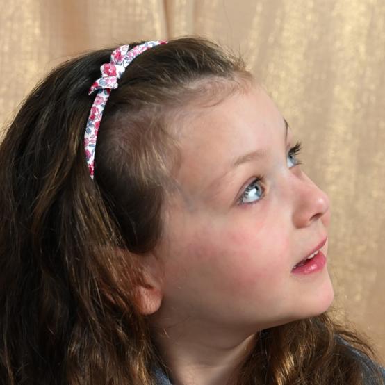 Serre-tête fin rose grenadine