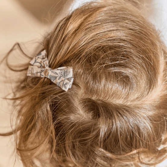 Barrette ruban petit  rêve de jasmin