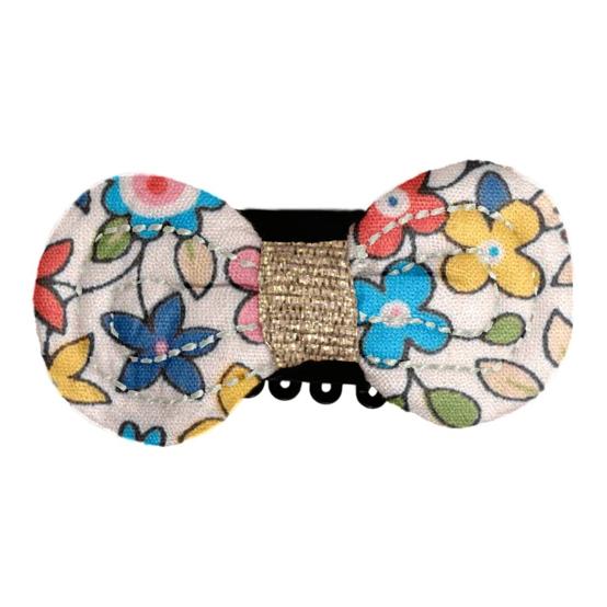 Barrette Noeud Anti-Glisse mille et une fleurs