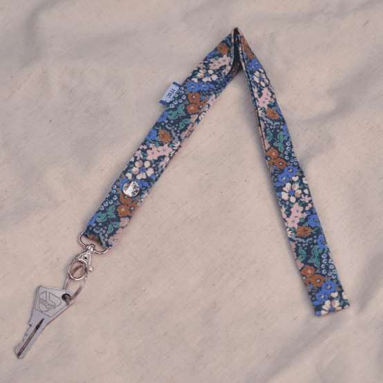 Porte-clés collier monet lilas