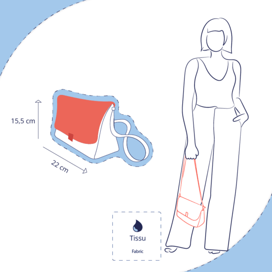 Rabat sac compagnon suédine vert foncé