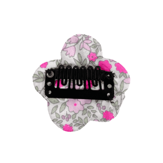 Mini Barrette Pétales de Fleur serenade fluo