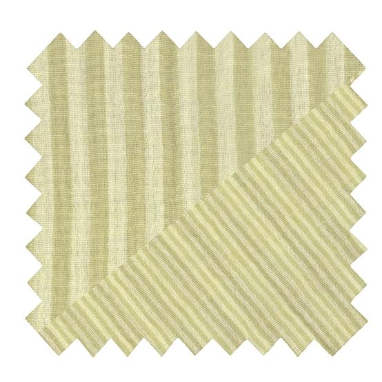 Tissu ex2627 gaze rayée vert amande