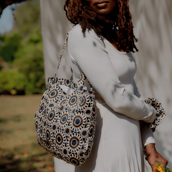 Sac tote bag pliable attrape soleil