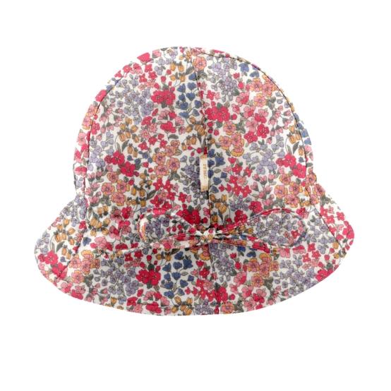 Chapeau soleil charlotte porcelaine rosée