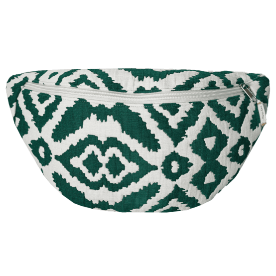 Sac banane jacquard vert