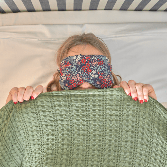 Masque de sommeil jardin d'aurore