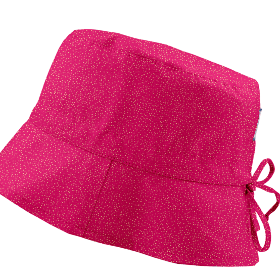 Chapeau de soleil enfant fuchsia pailleté