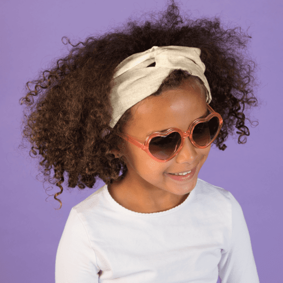 Bandeau croisé  lin pailleté