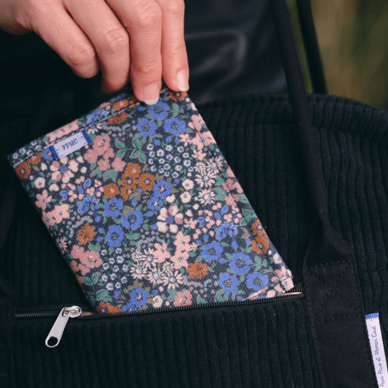 Portefeuille compact monet lilas