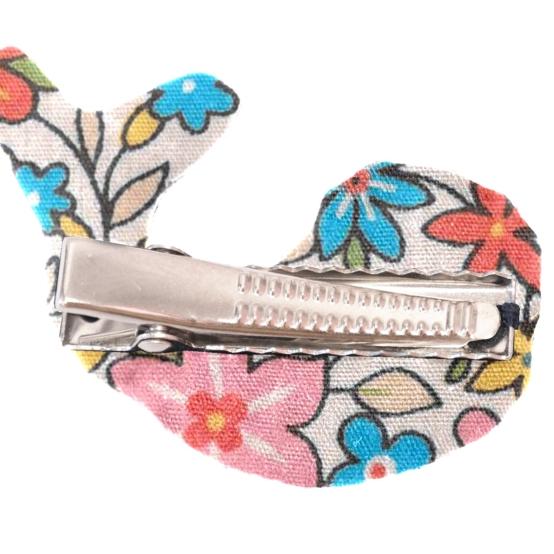 Barrette Baleine mille et une fleurs