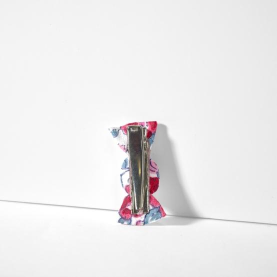 Petite barrette mini bonbon rose grenadine