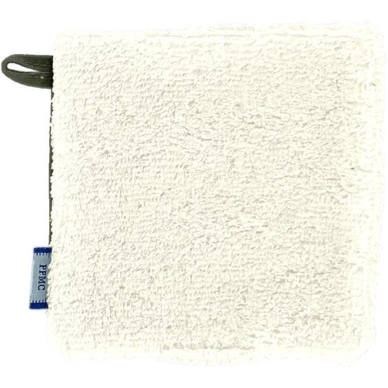 Carré Démaquillant Lavable gaze pois or kaki