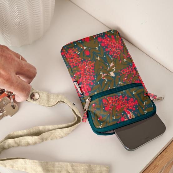 Pochette téléphone matelassée ballet merveilleux