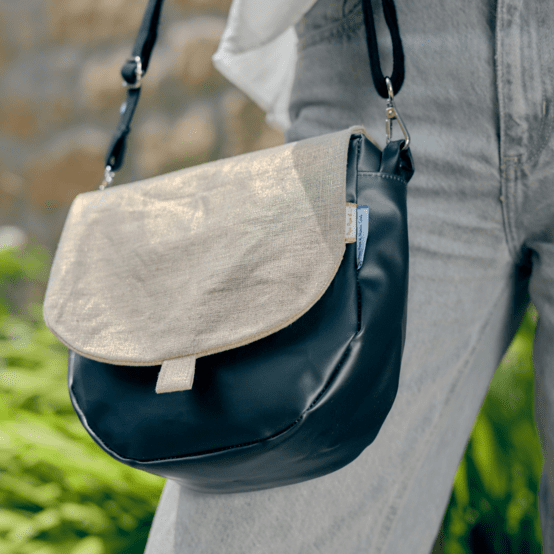 Base petite besace sans bandoulière noir