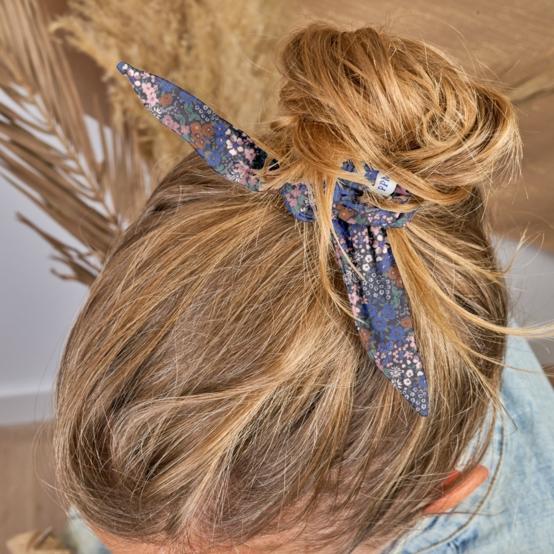 Chouchou nœud  monet lilas