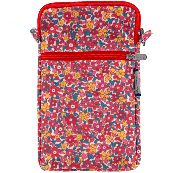 Pochette téléphone matelassée cocktail de fleurs