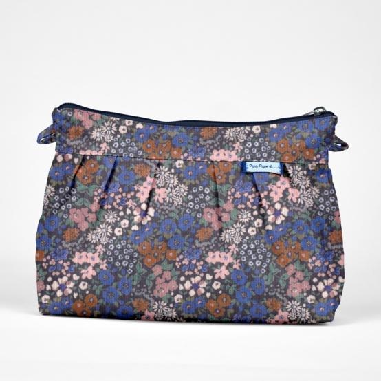 Pochette plissée monet lilas