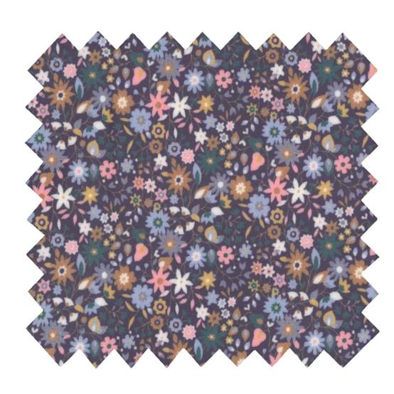 Coupon tissu enduit de 35cm  seventies