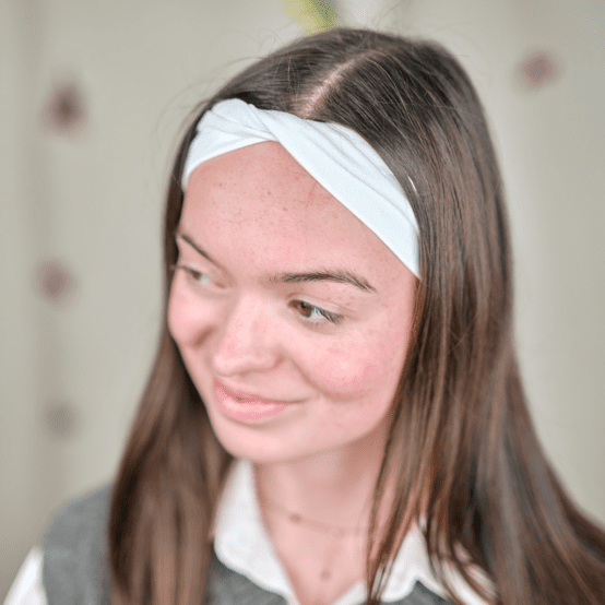 Bandeau Jersey Twisté blanc