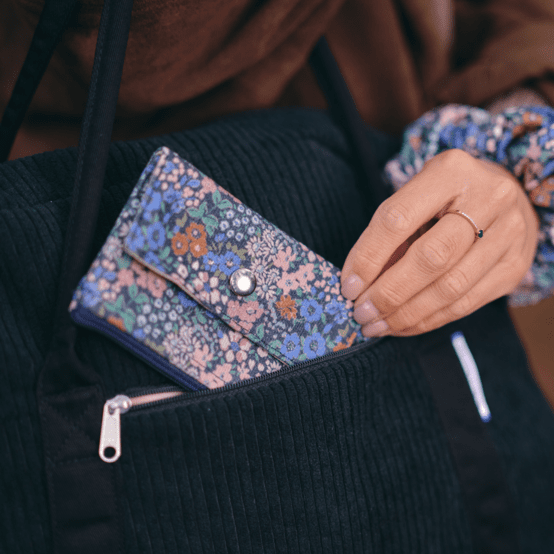 Mini pochette porte-monnaie monet lilas