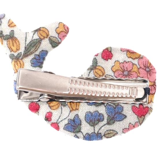 Barrette Baleine porcelaine rosée