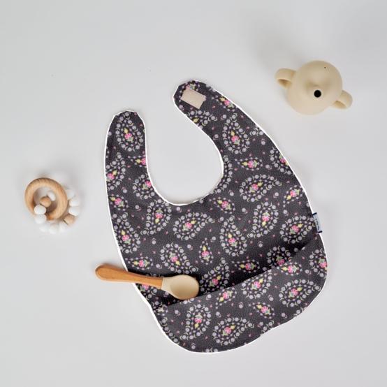 Bavoir tissu plastifié bleudana