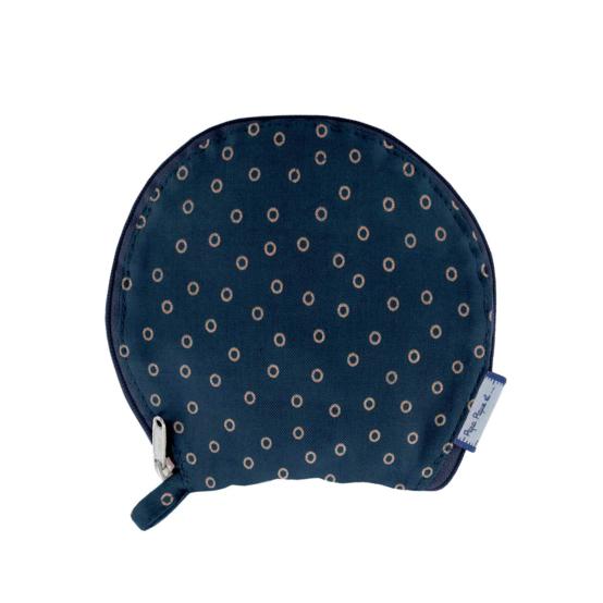 Pochette lingerie bulle bronze marine