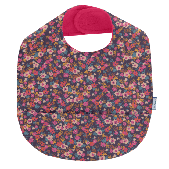 Bavoir tissu plastifié hippie fleurie