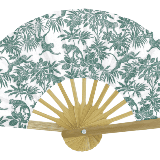 Eventail jungle vintage