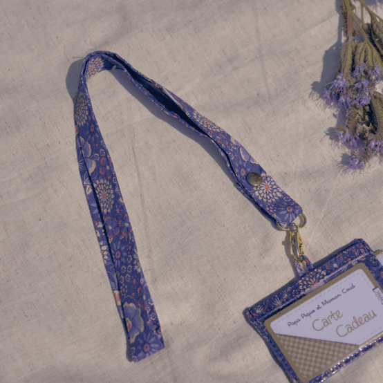 Porte-clés collier lavandula