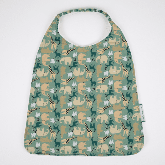 Serviette enfant élastique safari kaki