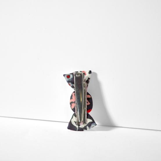 Petite barrette mini bonbon jardin d'aurore