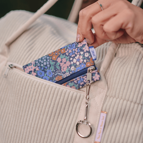 Pochette porte-clés monet lilas